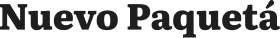 logotipo nuevo paqueta de color negro